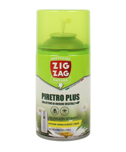 Zig-Zag insetticida piretro plus per erogatori automatici , protezione continua contro mosche e zanzare 250 ml.