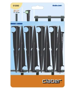 CLABER 91090 picchetto 8 pz. per tubo collettore da 1/2” ( 13-16 mm. )
