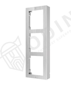 Hikvision DS-KD-ACW3/S Cornice a parete in acciaio inox per 3 moduli