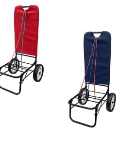 Carrello mare trasporto colori assortiti pieghevole portata 100 kg