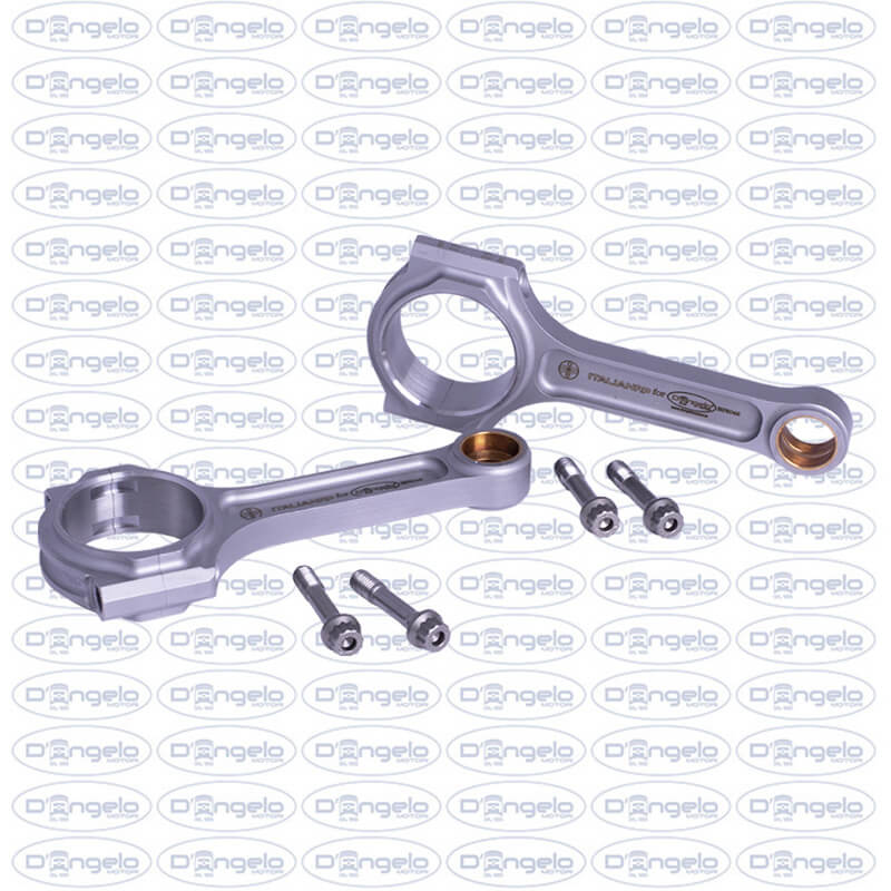 Coppia bielle in acciaio l. 124 sp. 20 per fiat 500 f-l-r e 126 d’epoca - Image 2