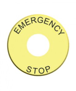 ETICHETTA EMERGENZA/STOP